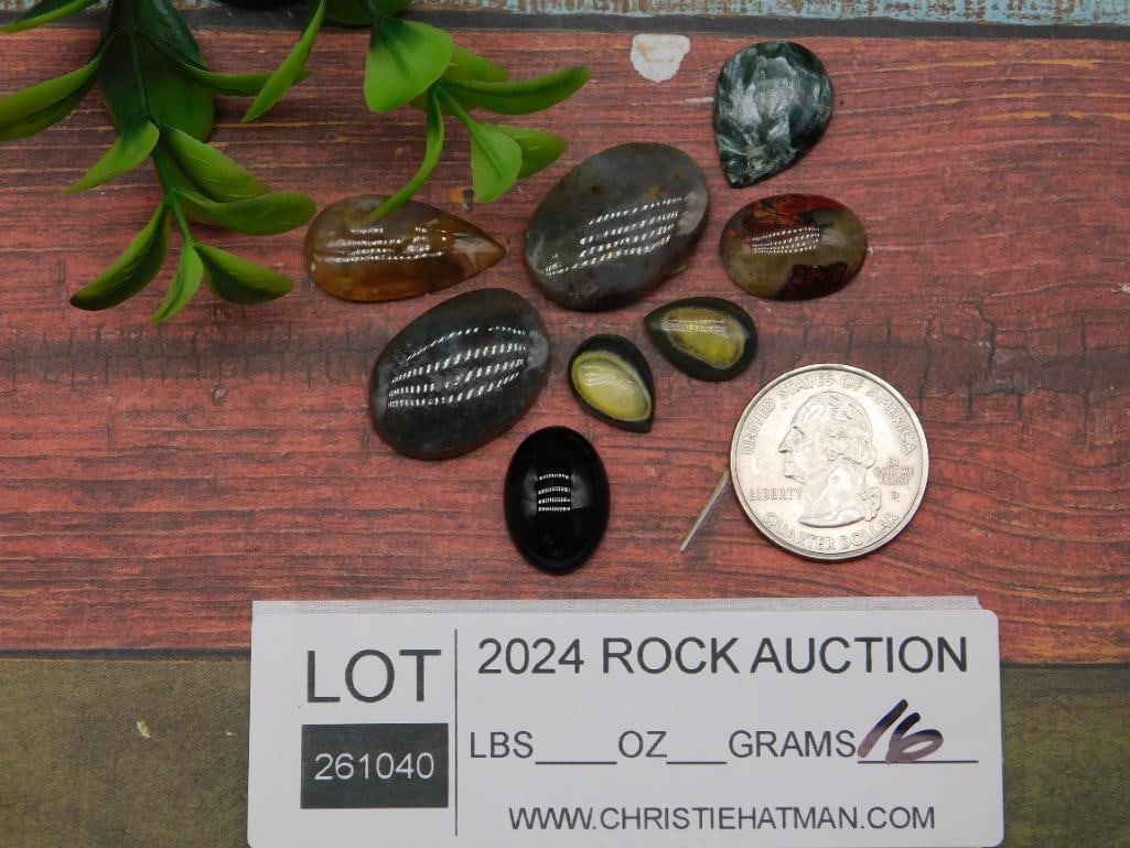 CABOCHONS ROCK STONE LAPIDARY SPECIMEN - 2