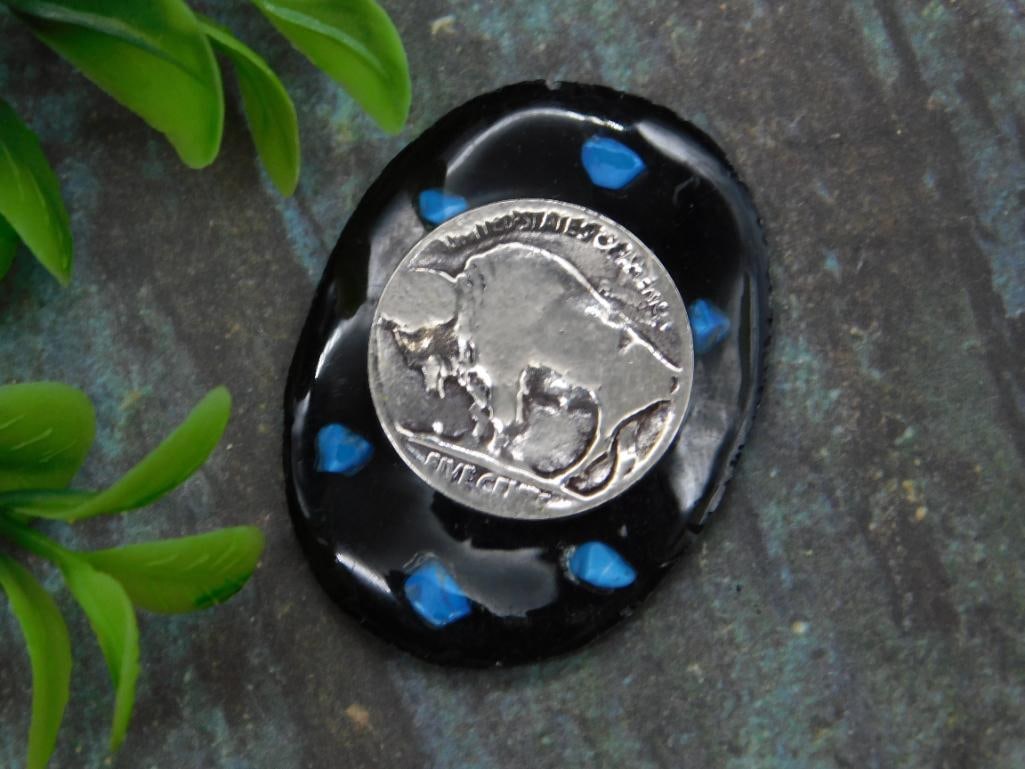Buffalo Nickel Cabochon: Buffalo Nickel Cabochon