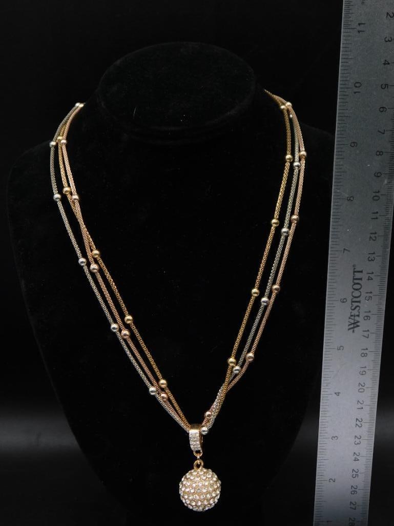 SPARKLE BALL NECKLACE - 3