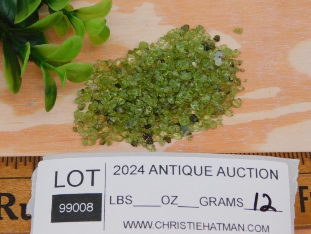 PERIDOT ROCK STONE LAPIDARY SPECIMEN - 4