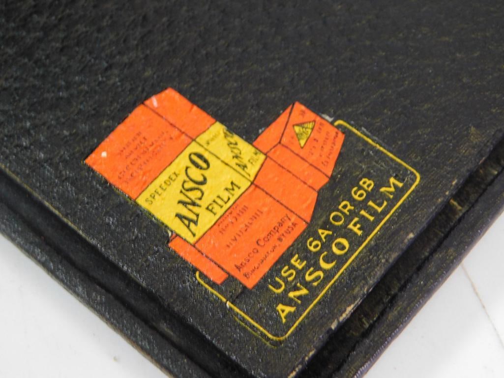 BOX CAMERA BLACK VINTAGE ANTIQUE - 2