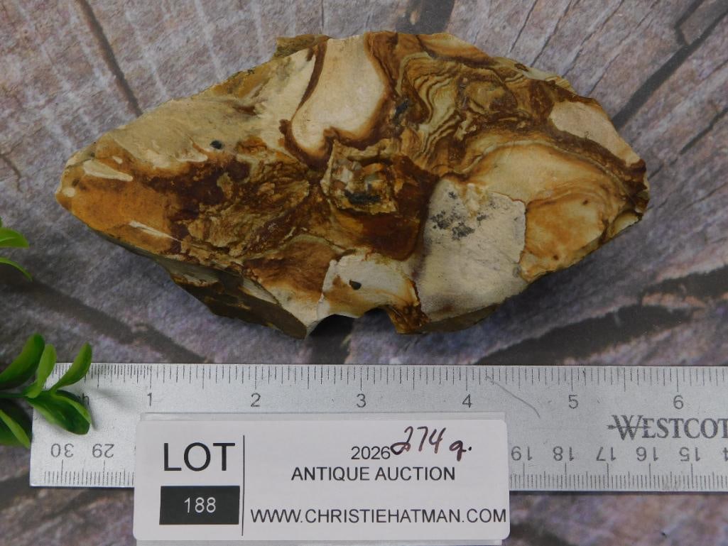 B JASPER ROCK STONE LAPIDARY SPECIMEN - 2