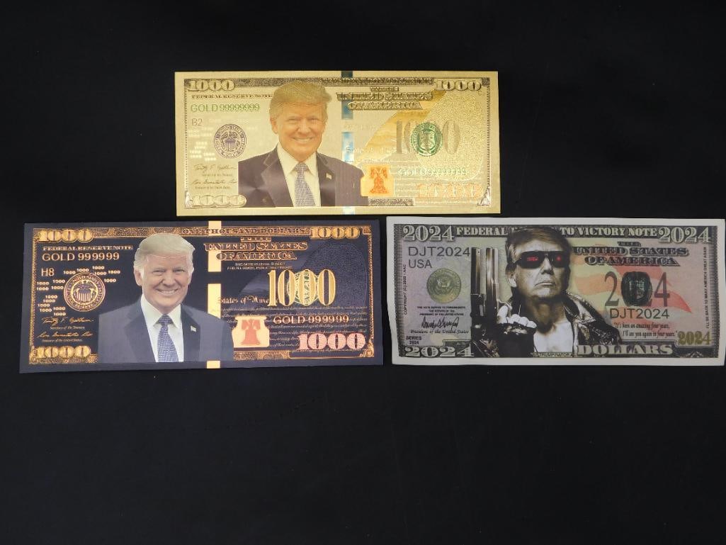 NOVELTY PRESIDENTIAL BILLS: NOVELTY PRESIDENTIAL BILLS