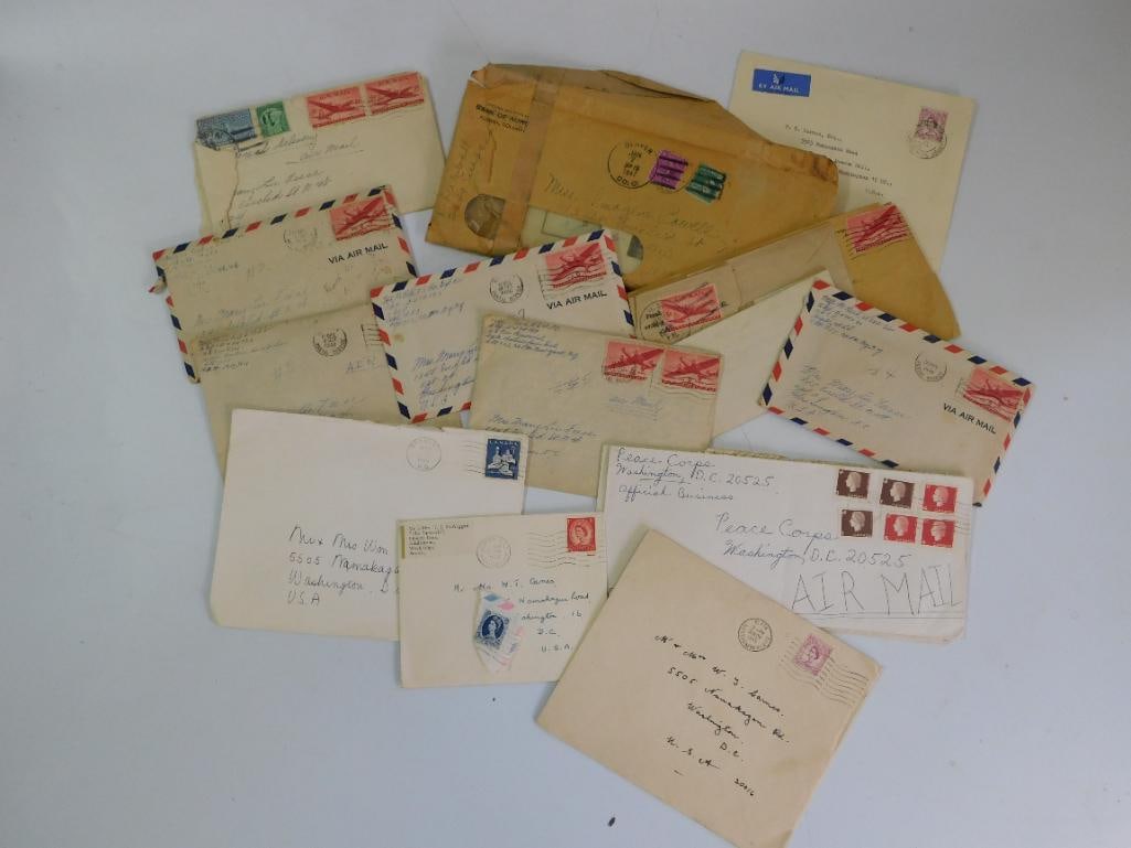VINTAGE ANTIQUE CORRESPONDENCE AIR MAIL: VINTAGE ANTIQUE CORRESPONDENCE AIR MAIL