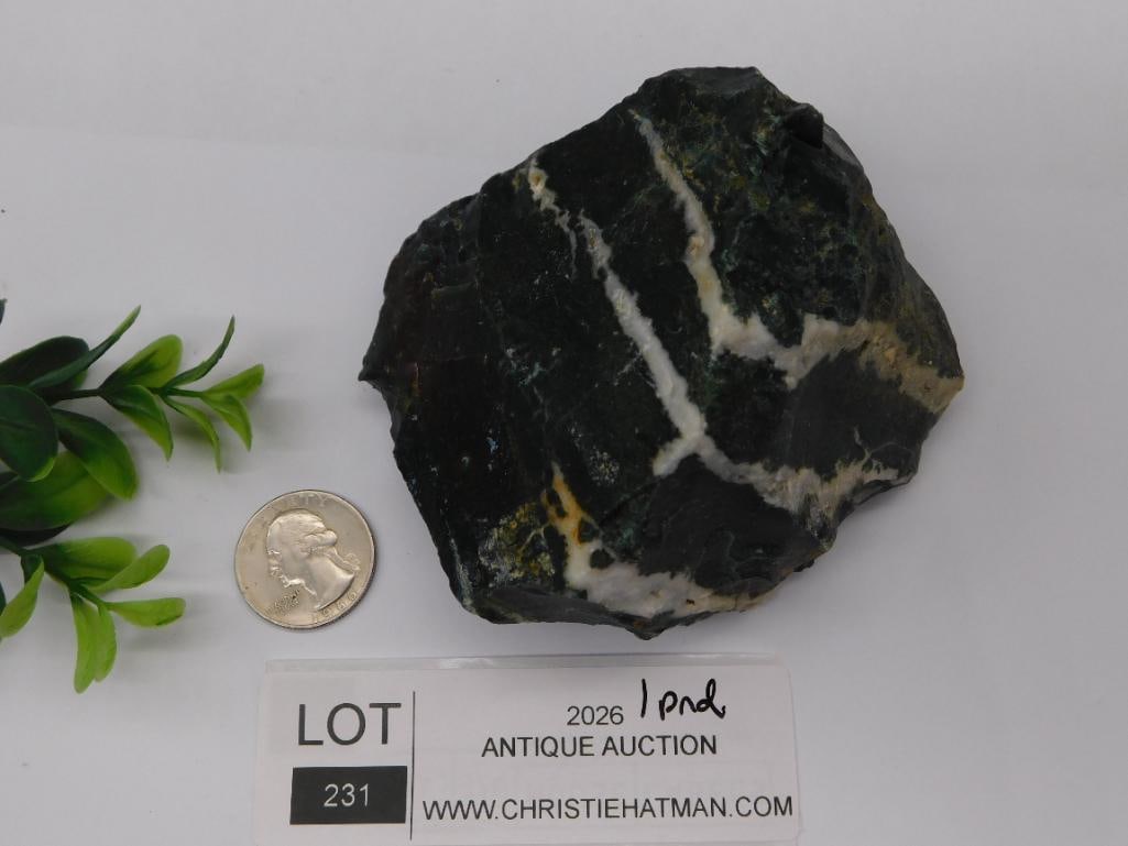 ZEBRA ROCK STONE LAPIDARY SPECIMEN - 2