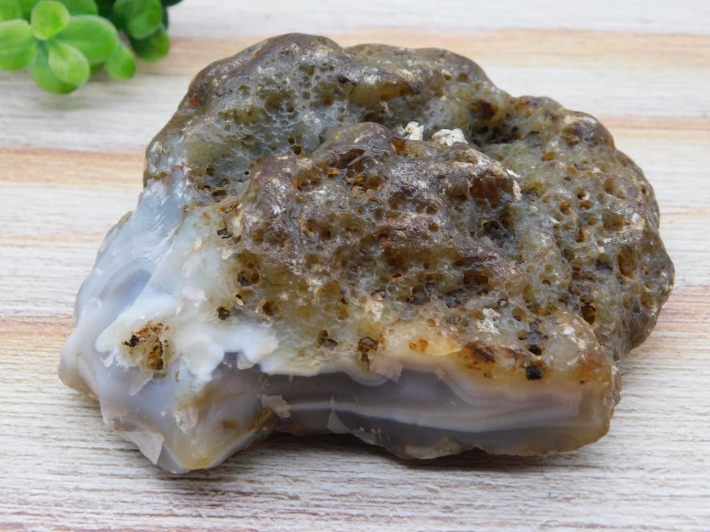 BRAZILIAN AGATE ROCK STONE LAPIDARY SPECIMEN: BRAZILIAN AGATE ROCK STONE LAPIDARY SPECIMEN