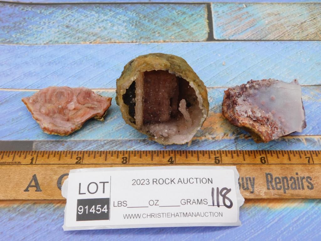CAVE GEODE ROCK STONE LAPIDARY SPECIMEN - 2