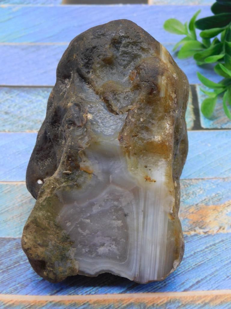 AGATE ROCK STONE LAPIDARY SPECIMEN: AGATE ROCK STONE LAPIDARY SPECIMEN
