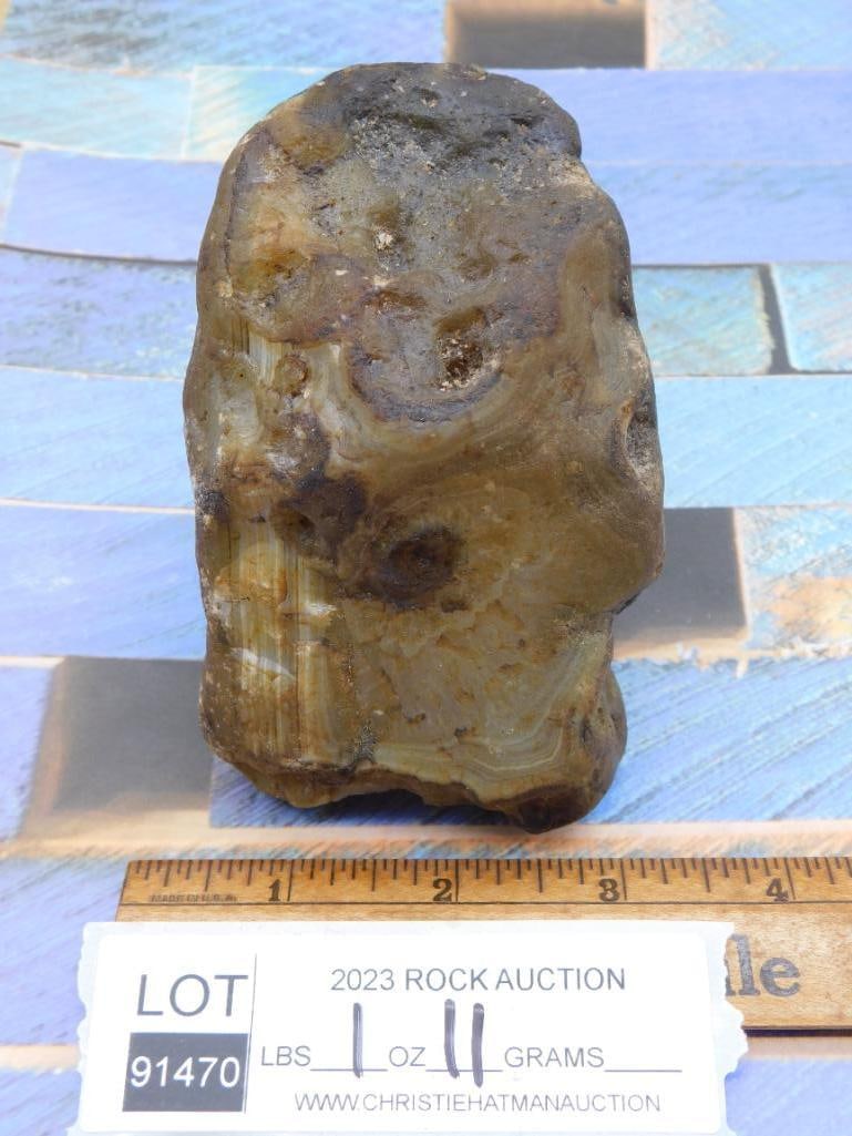 AGATE ROCK STONE LAPIDARY SPECIMEN - 2