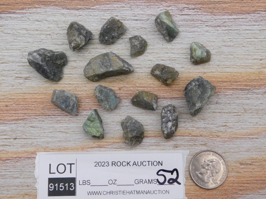 LABRADORITE ROCK STONE LAPIDARY SPECIMEN - 2