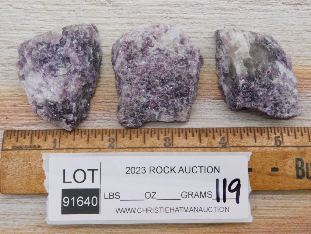 LEPIDOLITE ROCK STONE LAPIDARY SPECIMEN - 2