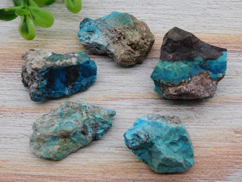 CHRYSOCOLLA ROCK STONE LAPIDARY SPECIMEN (1 of 2)