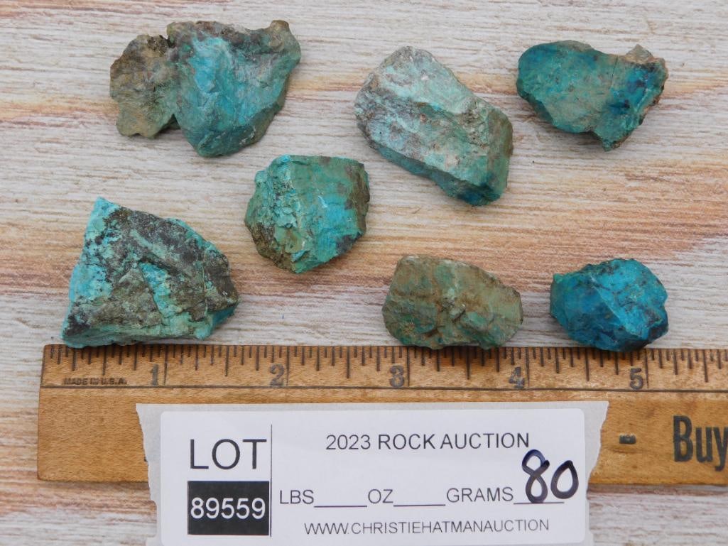CHRYSOCOLLA ROCK STONE LAPIDARY SPECIMEN - 2