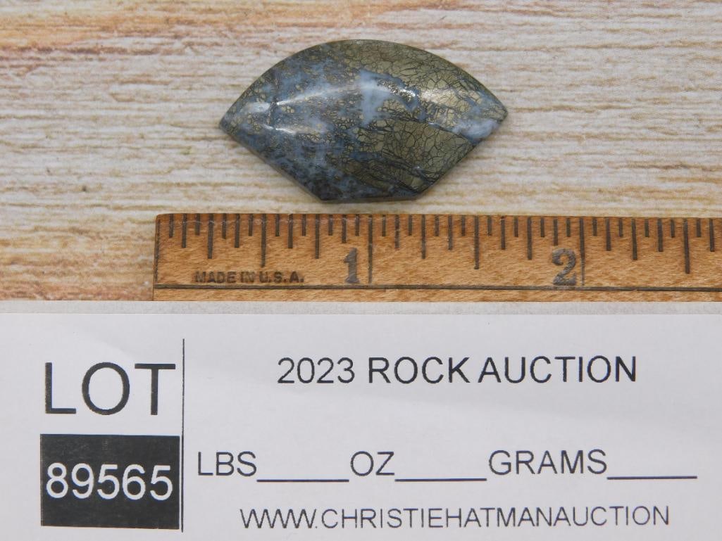 MARCASITE CABOCHON ROCK STONE LAPIDARY SPECIMEN - 2
