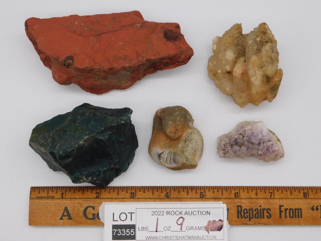 MIXED ROCK STONE LAPIDARY SPECIMEN - 2
