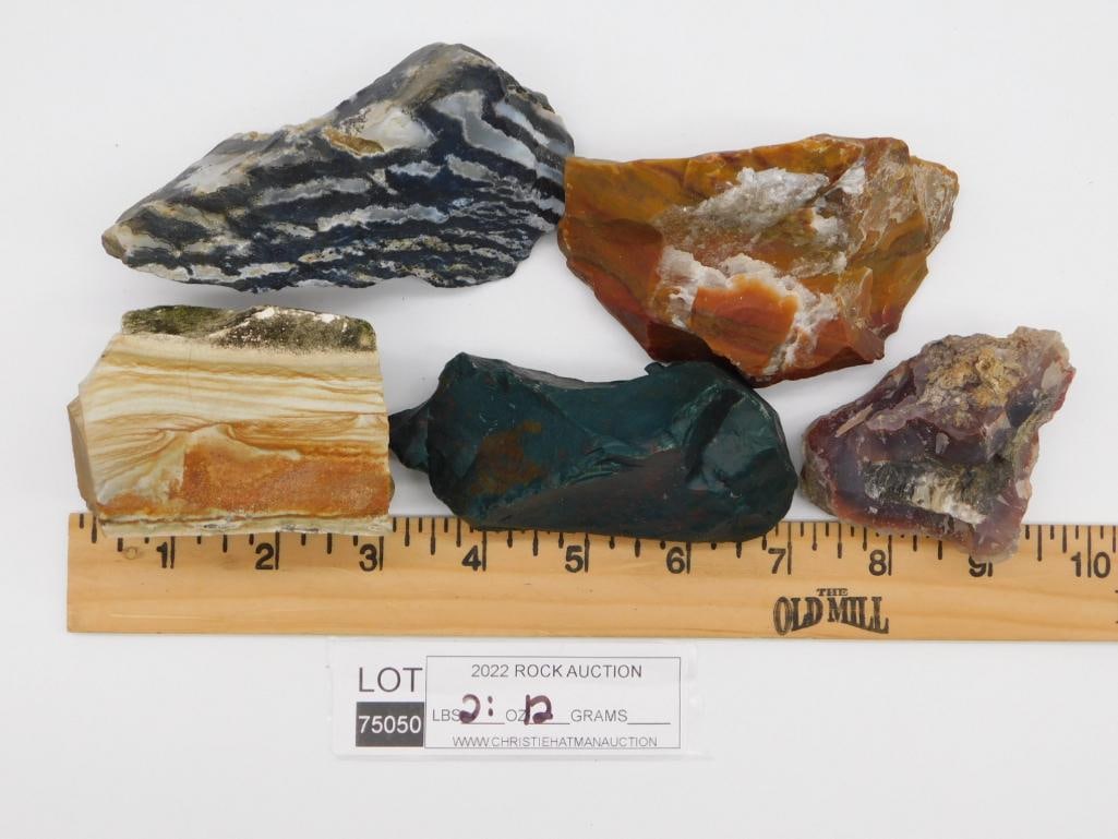 MIXED ROCK STONE LAPIDARY SPECIMEN - 2
