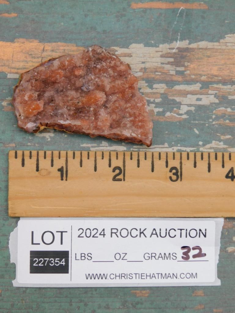 CAVE GEODE ROCK STONE LAPIDARY SPECIMEN - 2