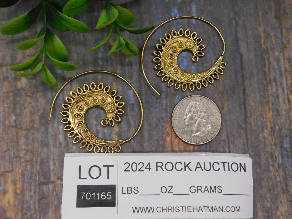 SPIRAL HOOP EARRINGS - 2