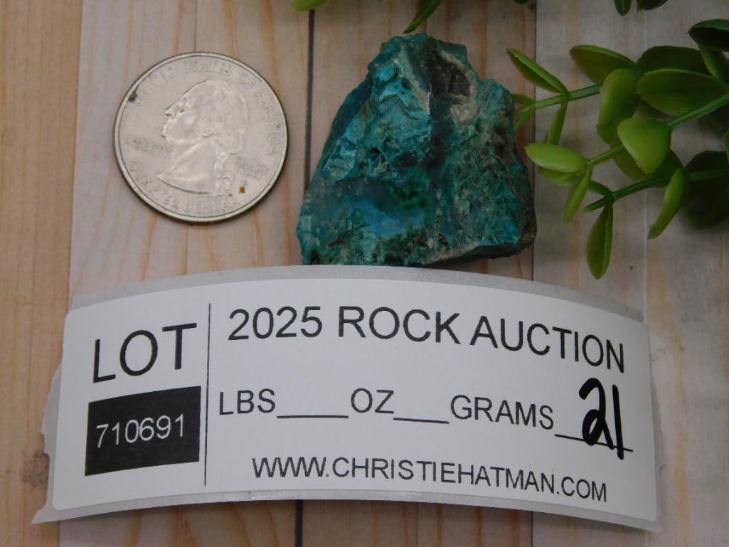 Chrysocolla ROCK STONE LAPIDARY SPECIMEN - 2