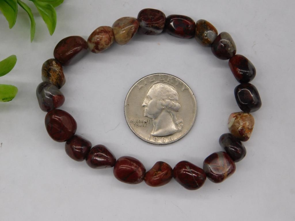 Stone Bead Stretch Bracelet - 2