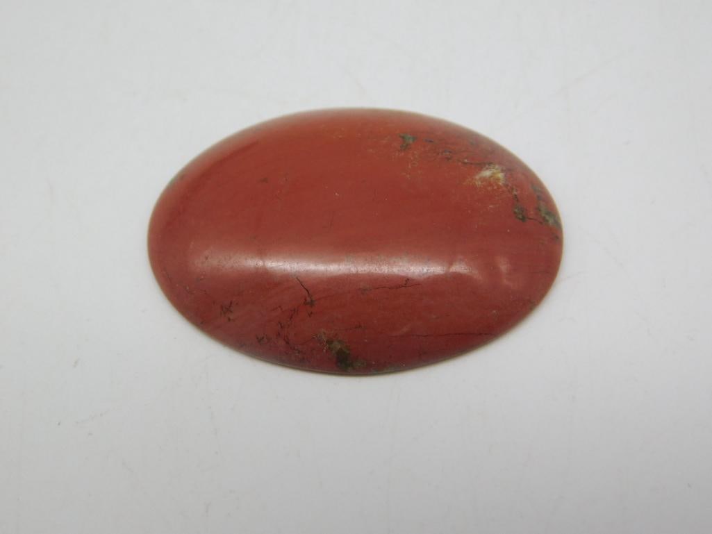 RED JASPER CABOCHON ROCK STONE LAPIDARY SPECIMEN: RED JASPER CABOCHON ROCK STONE LAPIDARY SPECIMEN