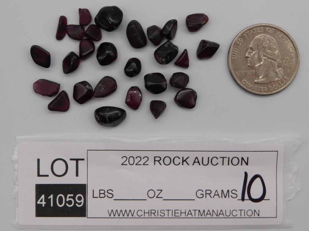 GARNET ROCK STONE LAPIDARY SPECIMEN - 2