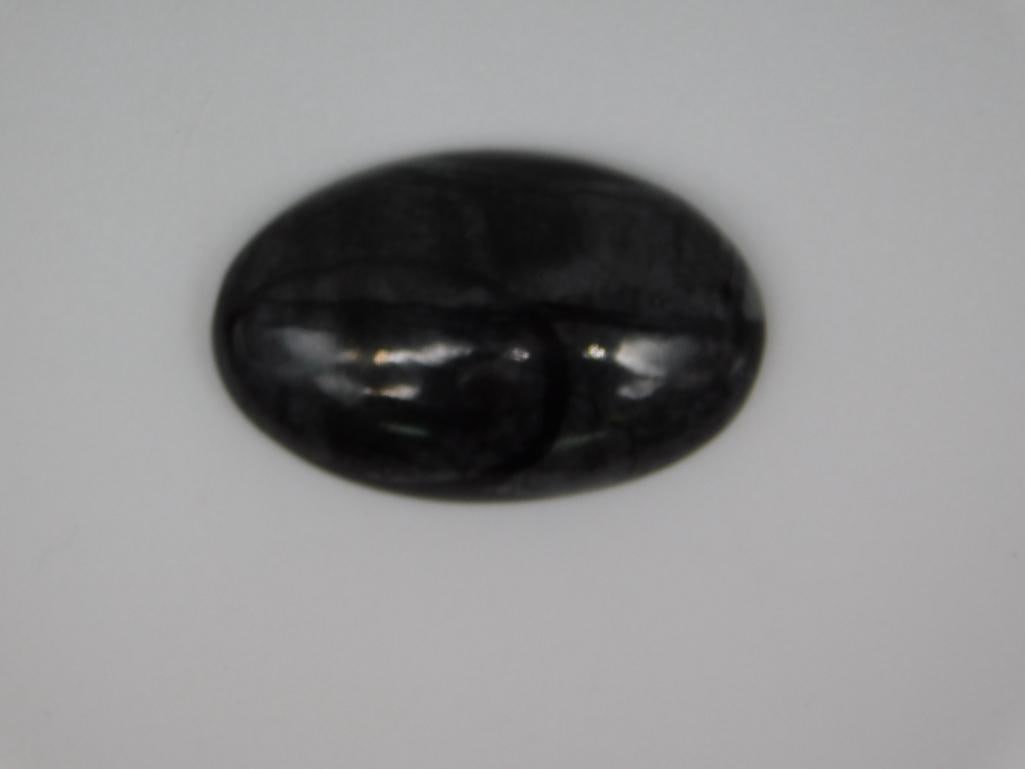 HAWK EYE CABOCHON ROCK STONE LAPIDARY SPECIMEN: HAWK EYE CABOCHON ROCK STONE LAPIDARY SPECIMEN