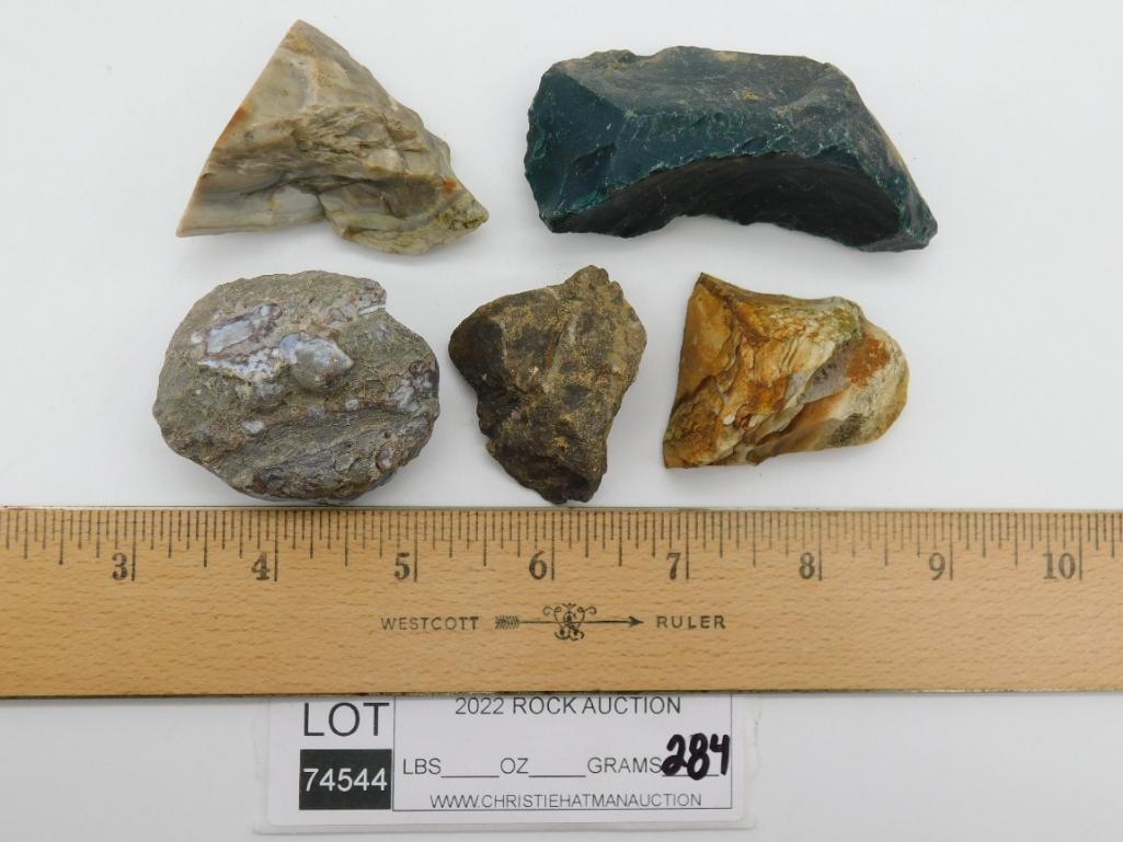 MIXED ROCK STONE LAPIDARY SPECIMEN - 2