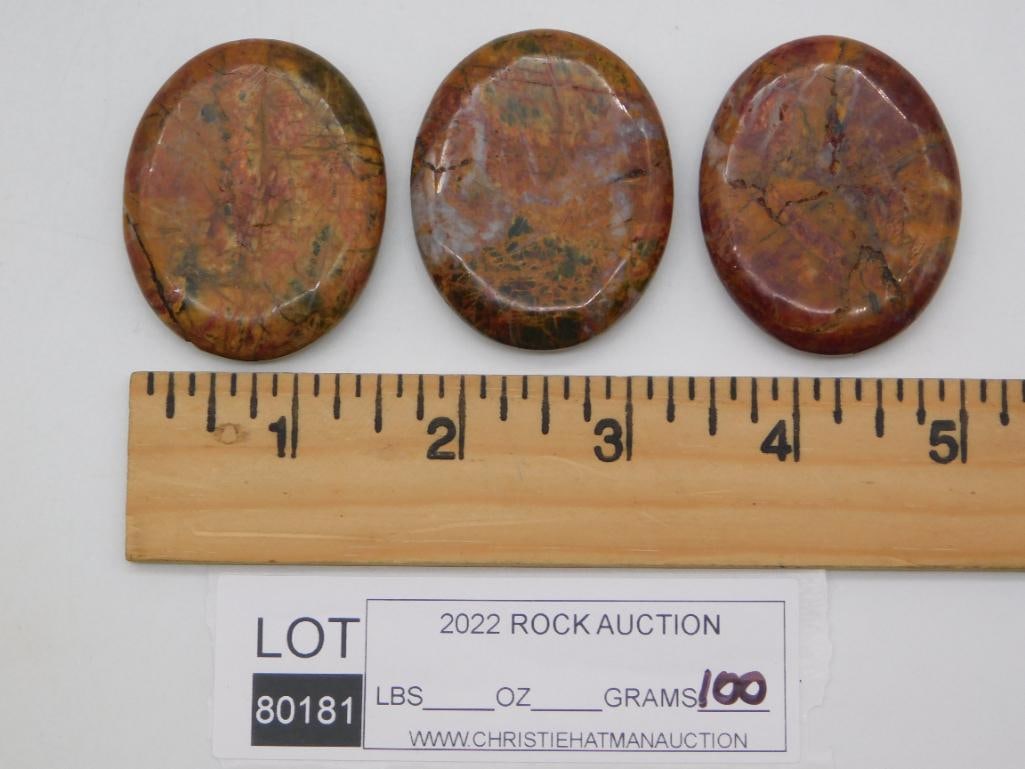 NETWORK JASPER ROCK STONE LAPIDARY SPECIMEN - 2