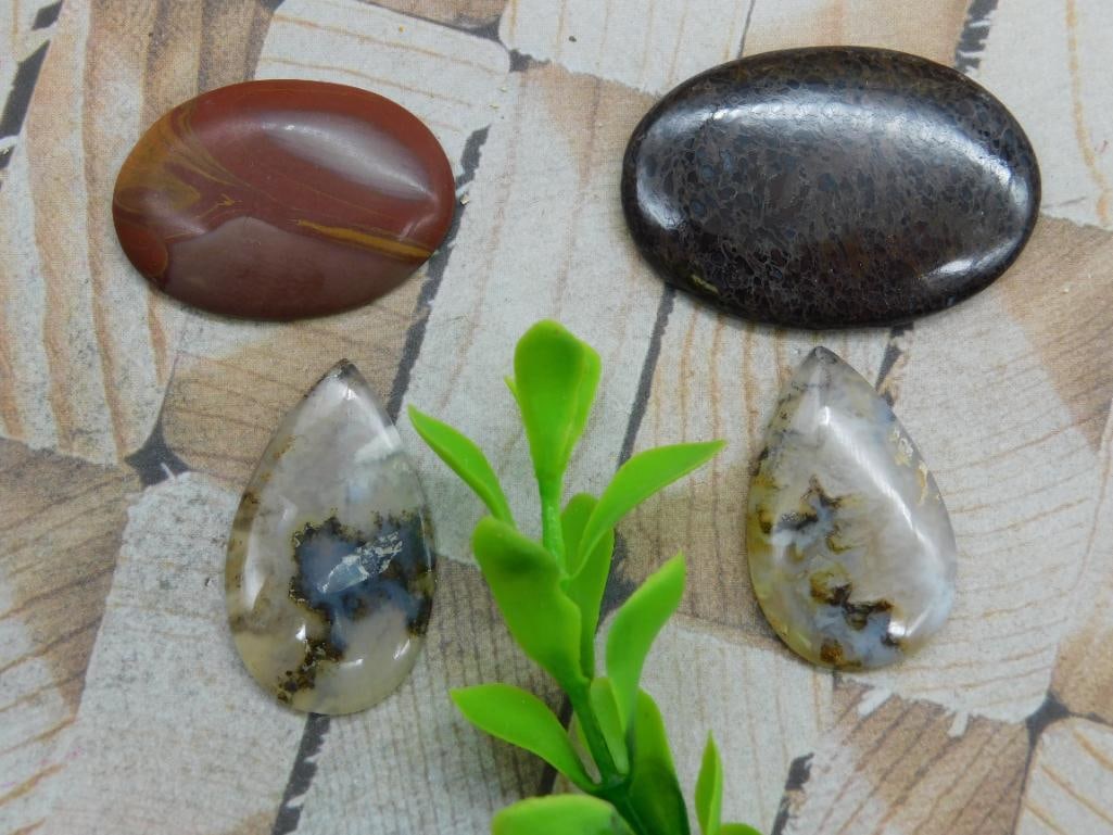 CABOCHONS ROCK STONE LAPIDARY SPECIMEN (1 of 2)