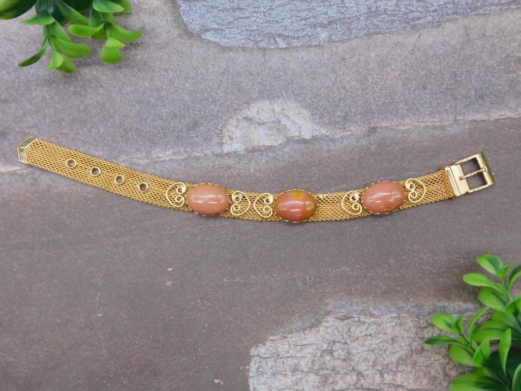 GENUINE STONE BRACELET ROCK STONE LAPIDARY SPECIMEN: GENUINE STONE BRACELET ROCK STONE LAPIDARY SPECIMEN