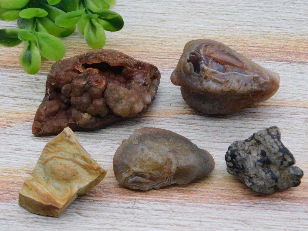 MIXED LOT ROCK STONE LAPIDARY SPECIMEN: MIXED LOT ROCK STONE LAPIDARY SPECIMEN