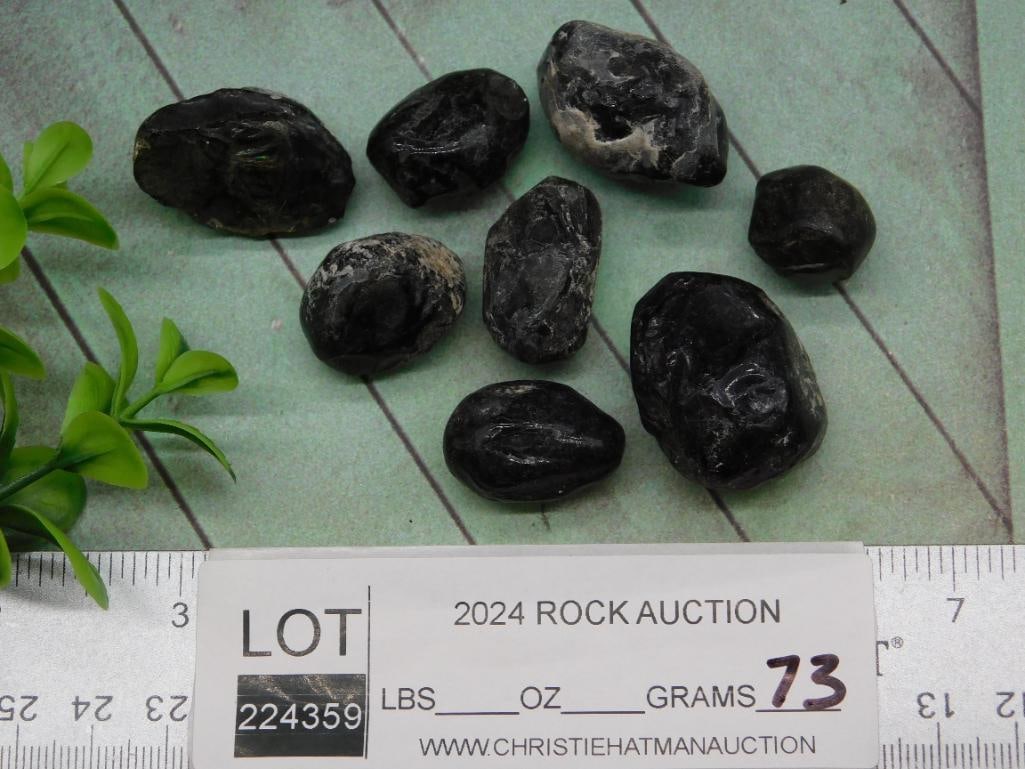 APACHE TEARS ROCK STONE LAPIDARY SPECIMEN - 3