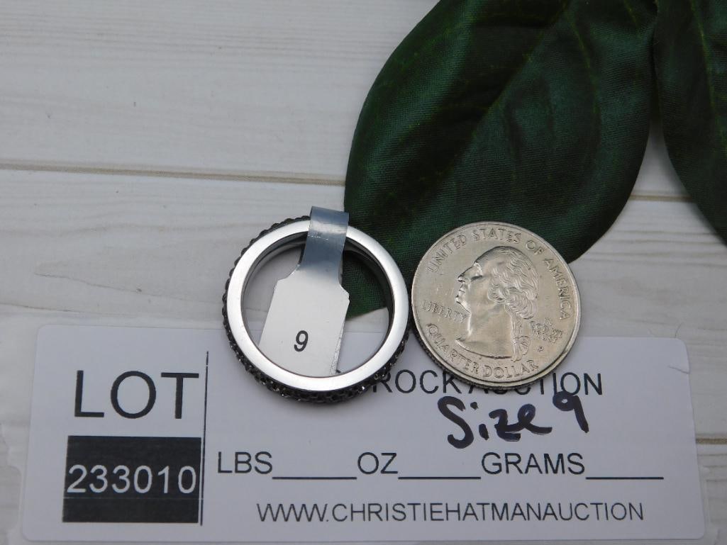 GENUINE STONE RING SIZE 9 - 2