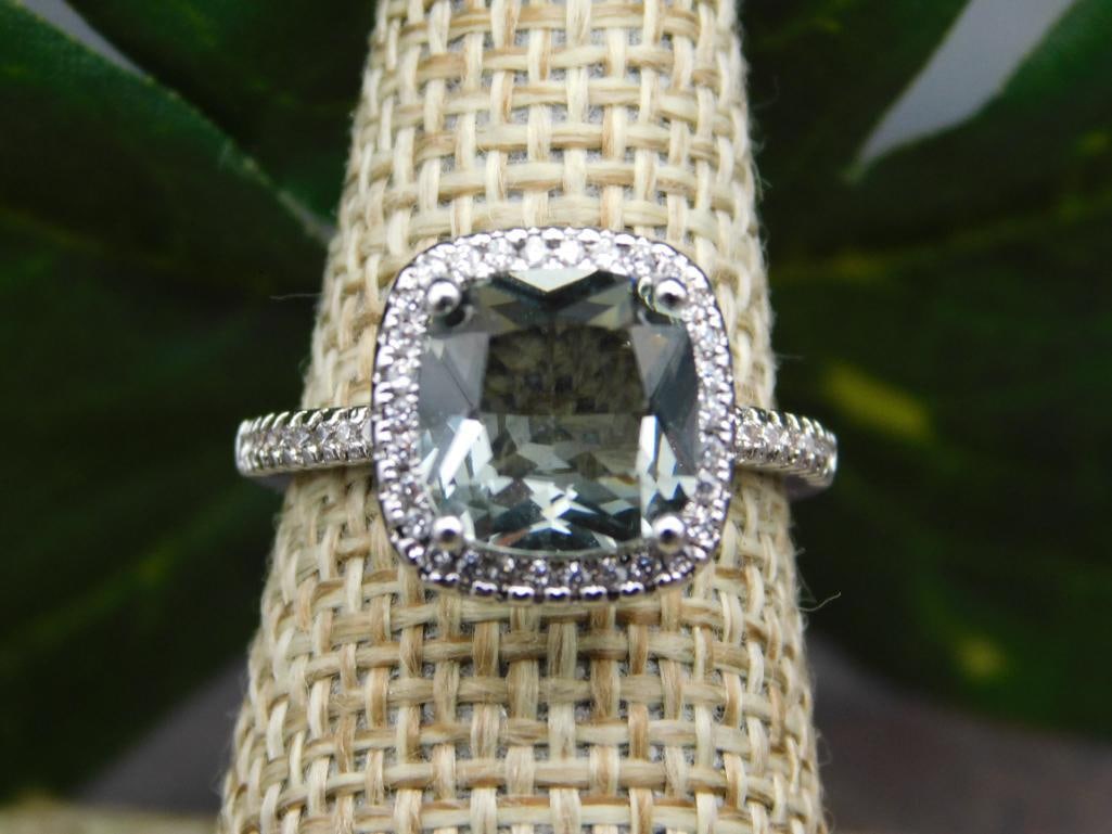 GENUINE STONE RING SIZE 6: GENUINE STONE RING SIZE 6