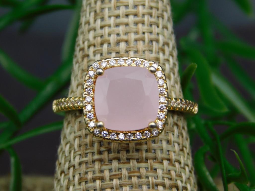 GENUINE STONE RING SIZE 7 - 3