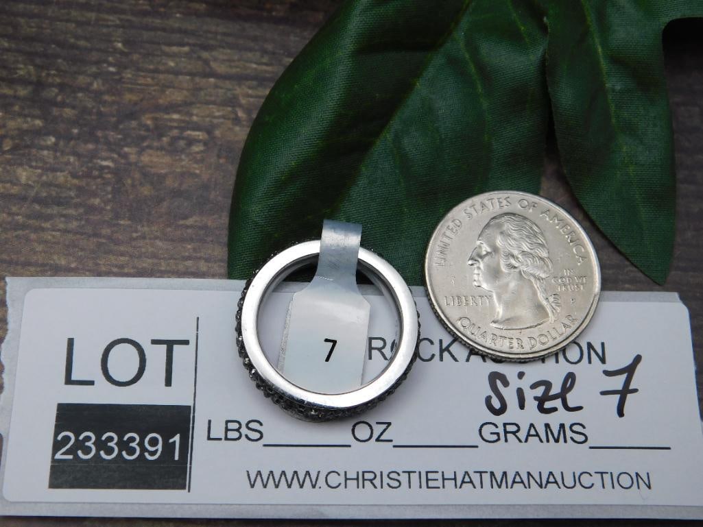 GENUINE STONE RING SIZE 7 - 2