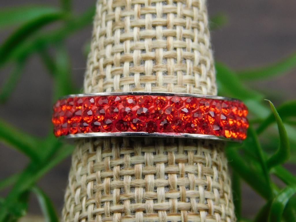 GENUINE STONE RING SIZE 6 - 3