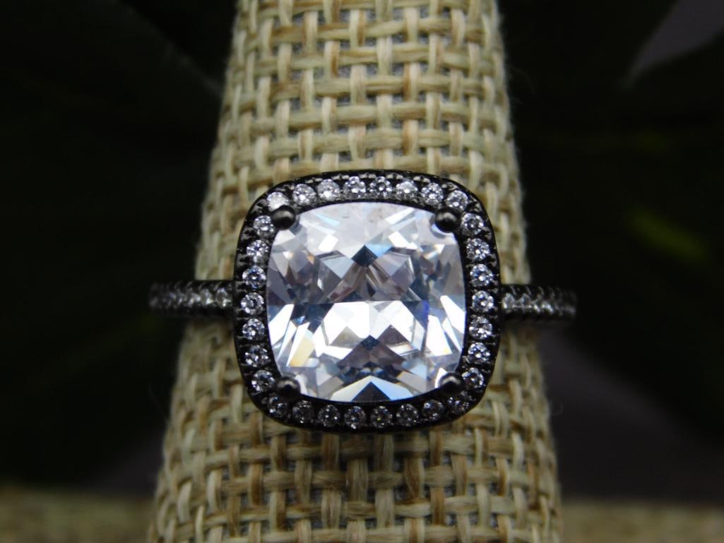 GENUINE STONE RING SIZE 6 - 3