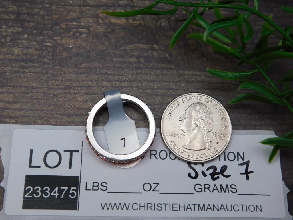 GENUINE STONE RING SIZE 7 - 2