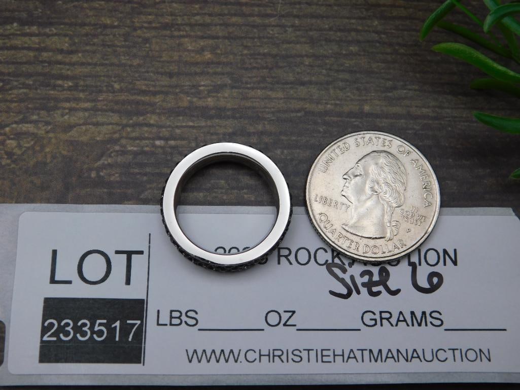 GENUINE STONE RING SIZE 6 - 2