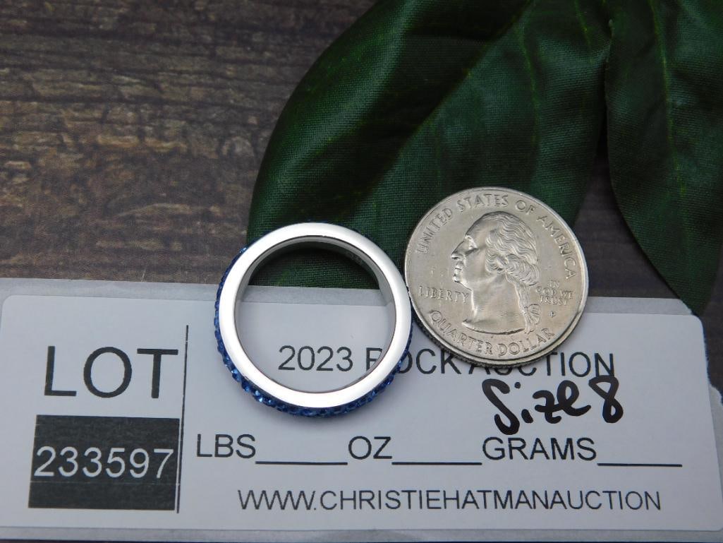 GENUINE STONE RING SIZE 8 - 2