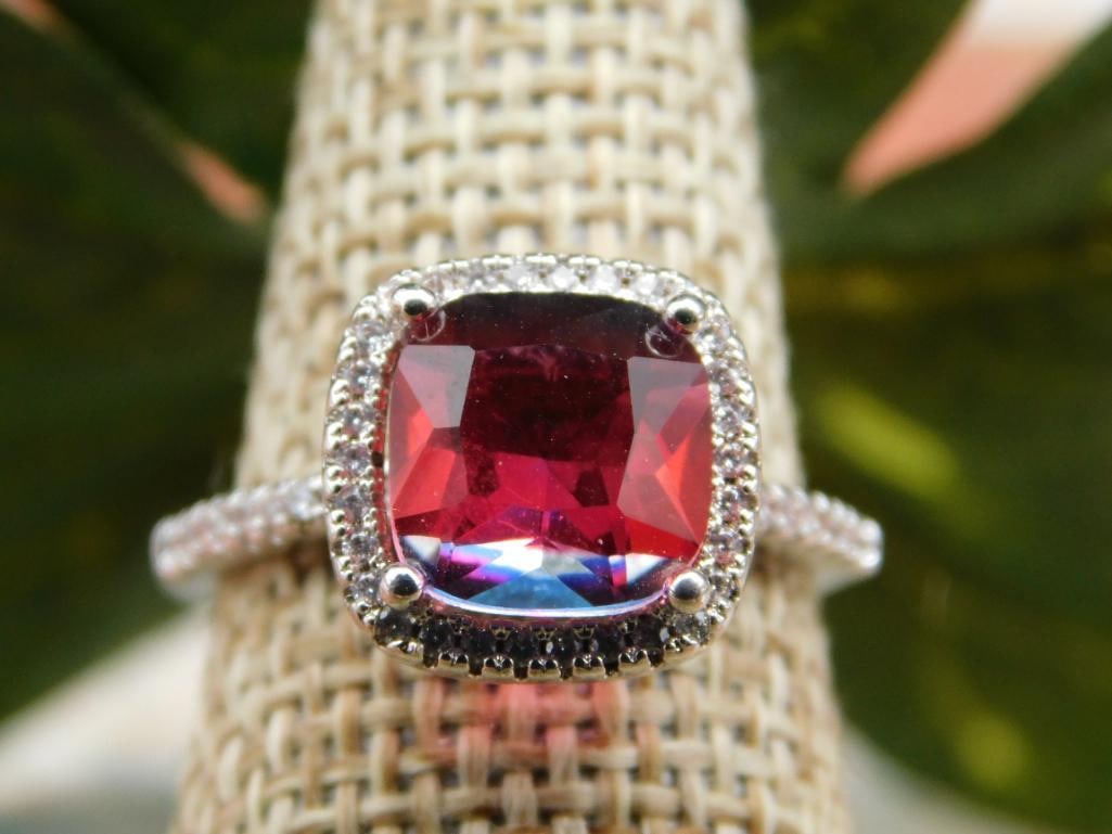 GENUINE STONE RING SIZE 7: GENUINE STONE RING SIZE 7