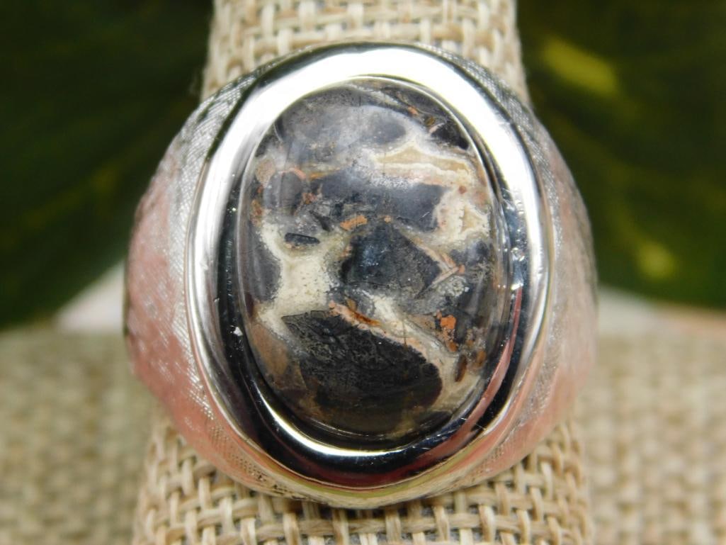 SEPTARIAN RING ROCK STONE LAPIDARY SPECIMEN: SEPTARIAN RING ROCK STONE LAPIDARY SPECIMEN