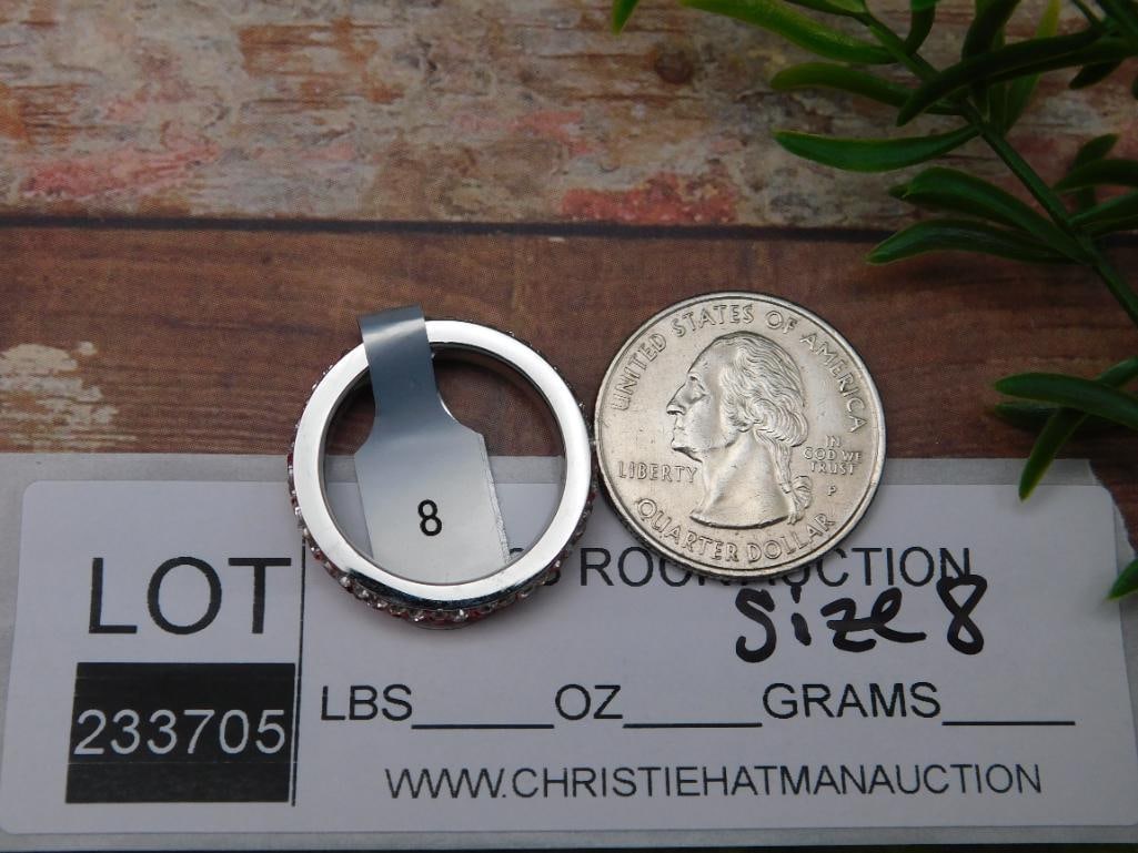 GENUINE STONE RING SIZE 8 - 2