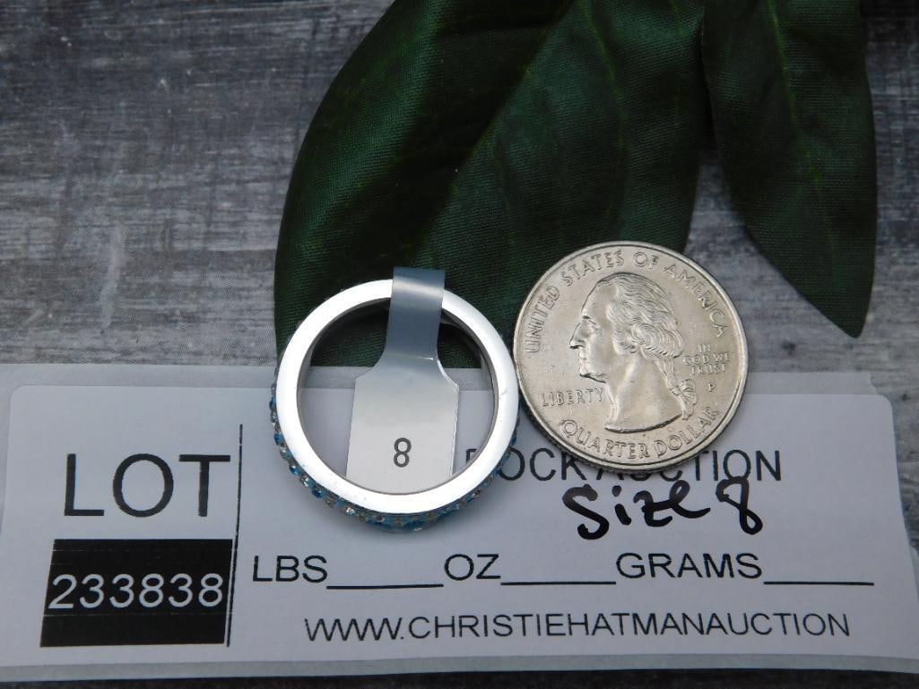 GENUINE STONE RING SIZE 8 - 2