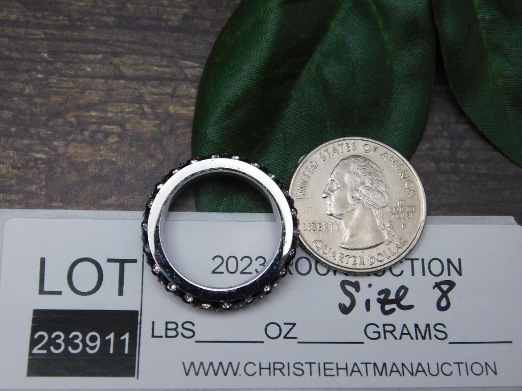 GENUINE STONE RING SIZE 8 - 2