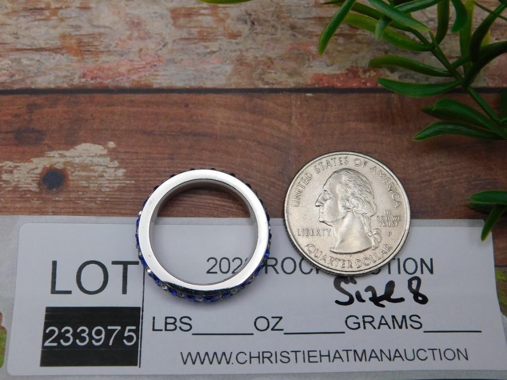 GENUINE STONE RING SIZE 8 - 2