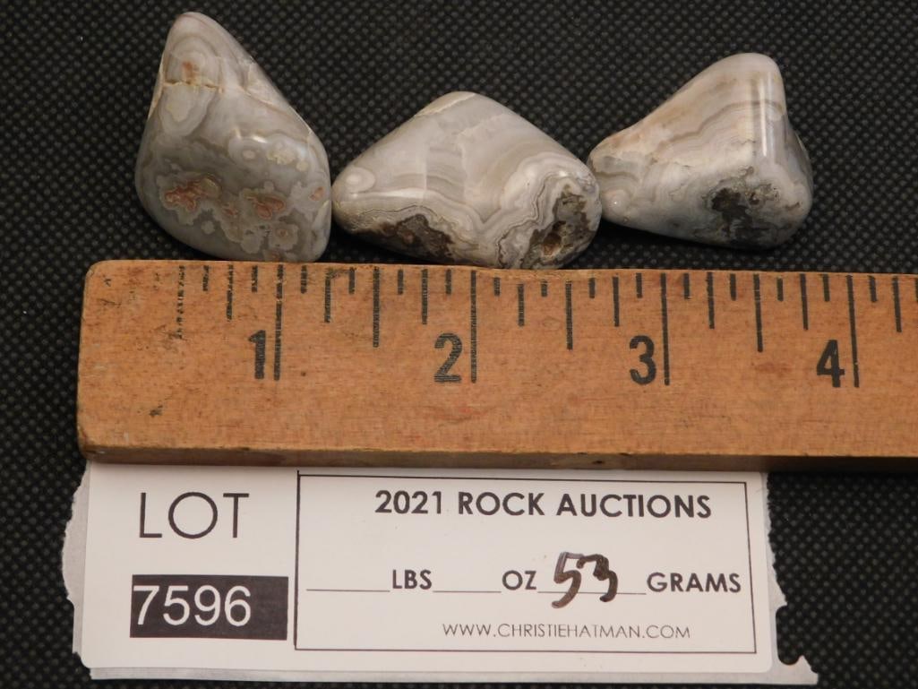 LACE AGATE ROCK STONE LAPIDARY SPECIMEN - 2