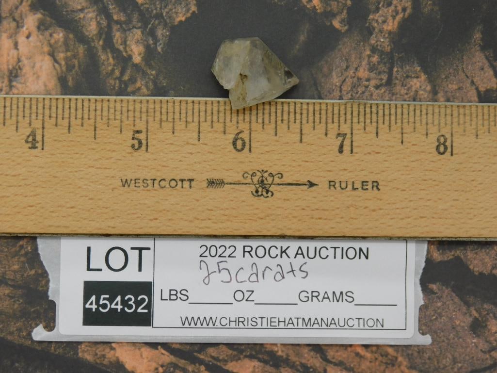 HERKIMER DIAMOND 25 CARATS ROCK STONE LAPIDARY SPECIMEN - 2